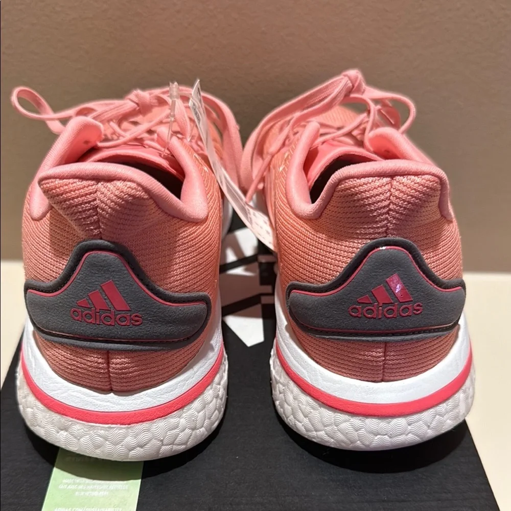 Adidas Supernova Women’s Size 7.5 Running Shoes Salmon Pink FV6021 - Picture 12 of 14